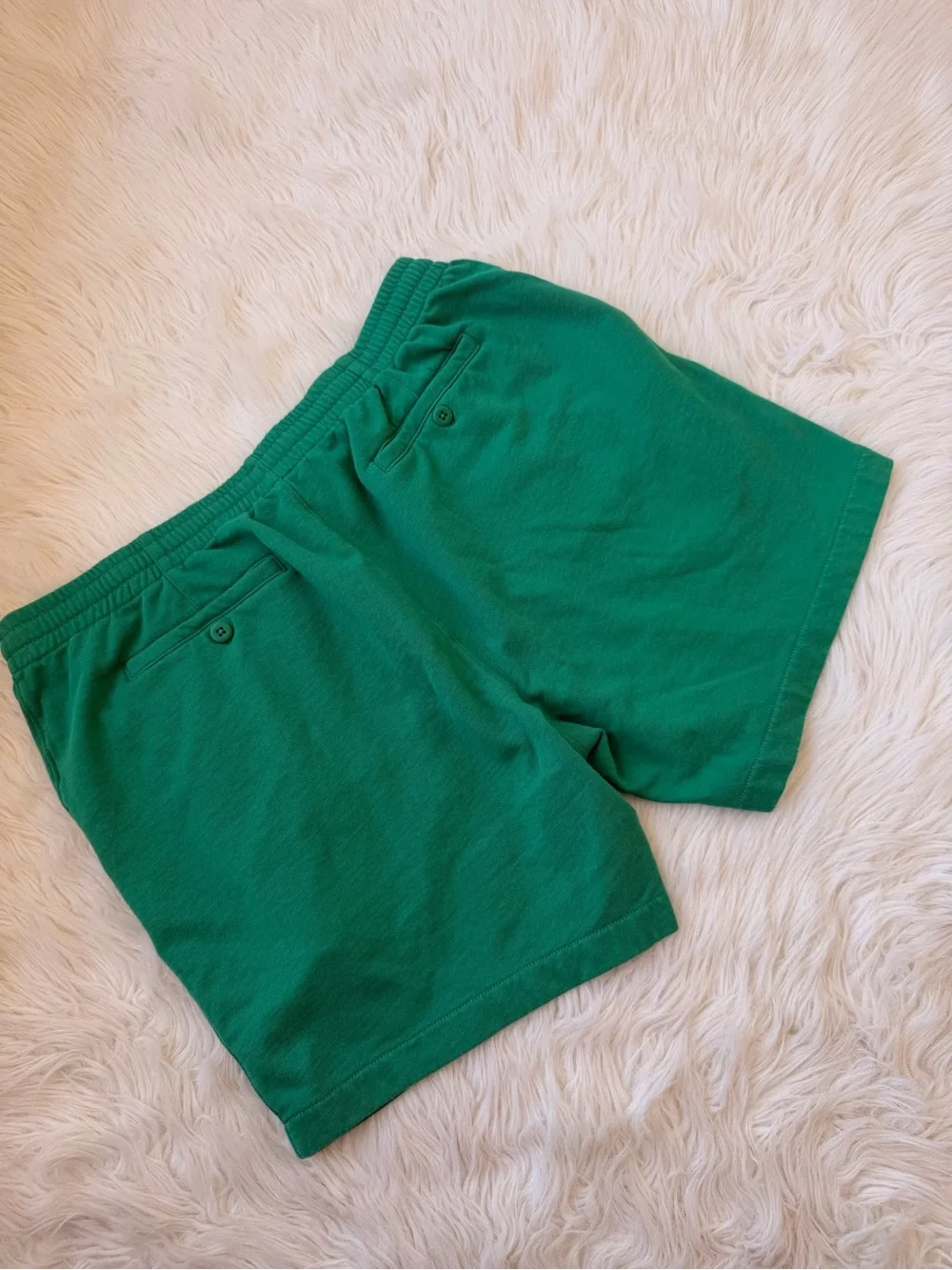 J. Crew French Terry Crew Sweatshirt and Shorts Matching Set